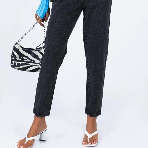 Princess Polly Zaiden Straight Leg Jeans Size 6 - Picture 5 of 13